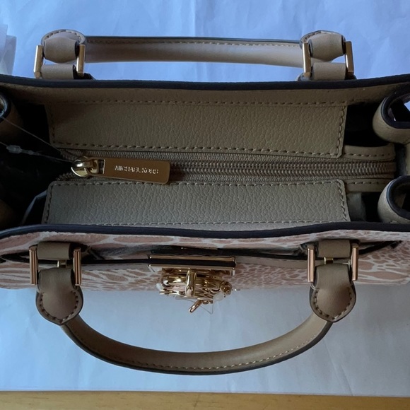 🦒 MICHAEL KORS ANIMAL PRINT  HAMILTON BAG 🦒 NWT 🦒 - Picture 13 of 16